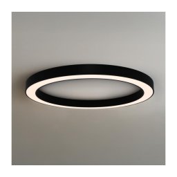 Plafonieră LED, 100 W, 230 V, 3000/4000/6500 K, Ø 100 cm, neagră