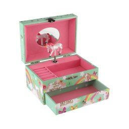 Cutie muzicală pentru bijuterii, model Unicorn