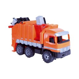 Camion de gunoi Mercedes, 64 cm, portocaliu