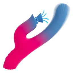 California Exotics Elation Dual Stimulator Suction Vibrator Pink