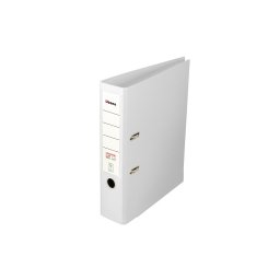 Biblioraft A4 80 mm PP/PP FSC Ubers, alb