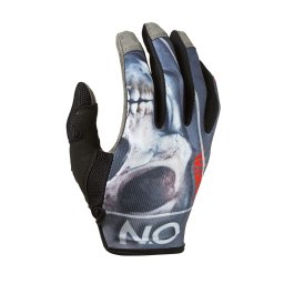 Manusi Ciclism O'Neal Mayhem Bones V.22 - L/9, Negru-Rosu Ultimate FactoryBikes