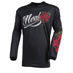 Bluza Ciclism Femei O'Neal Element Women Roses - XL, Negru-Rosu Ultimate FactoryBikes