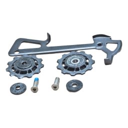 2010 X9 Rear Derailleur Cage Kit Long - Silver Ultimate FactoryBikes