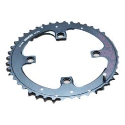 Foaie Angrenaj MTB V4G2 104, 44T, Negru-Rosu Ultimate FactoryBikes