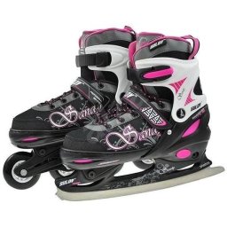 Role Dama, Reglabile 2 In 1 Sandy,L, 39-42, Negru-Roz Ultimate FactoryBikes