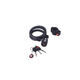 Antifurt Bicicleta P2R SPIRO - 12 x 1500 mm, Negru Ultimate FactoryBikes