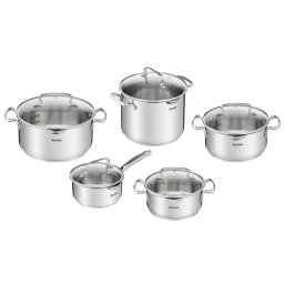 Set 10 piese inox Tefal Duetto Plus, inductie