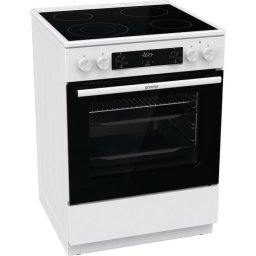 Aragaz electric, Gorenje, 60 cm, Alb/Negru
