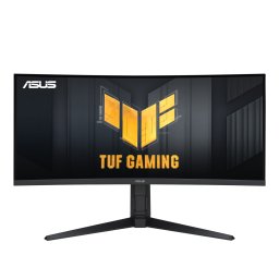 Monitor Gaming VA LED ASUS TUF Gaming 34" VG34VQL3A, WQHD (3440 x 1440), HDMI, DisplayPort, Boxe, 180 Hz, 1 ms, Negru