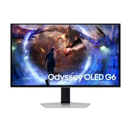 Monitor Gaming QD-OLED Samsung Odyssey G6 27" LS27DG600SUXEN, QHD (2560 x 1440), HDMI, DisplayPort, Pivot, 360 Hz, 0.03 ms, Negru/Argintiu