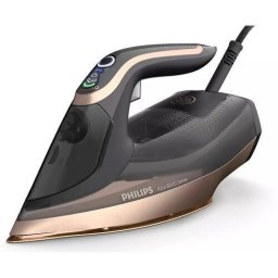 Fier de calcat, Philips, Iron Steam iron, 3000 W, Metal-Plastic, Negru-Auriu