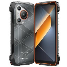 Telefon Mobil Blackview BL7000, Procesor MediaTek Dimensity 6300 Octa-Core, IPS LCD Capacitive touchscreen 6.78", 8GB RAM, 256GB Flash, Camera Duala 50+20MP, 5G, Wi-Fi, Dual SIM, Android, Negru/Portocaliu