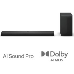 Soundbar LG S70TY, 3.1.1 , 400W, Dolby Atmos, Subwoofer Wireless, HDMI, USB, Negru