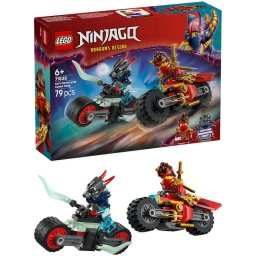 Jucarie LEGO® NINJAGO®, Cursa de viteza cu motocicleta lui Kai 71838, 79 piese, 6 ani+