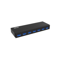 Hub USB 3.0 Cu Alimentator, Unitek, Y-3184, 100x12x31 mm, 7xUSB 3.0, Negru