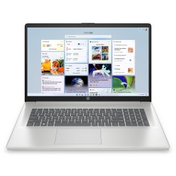 Laptop HP 17-cp3114nw, 17.3 inch 1920 x 1080, AMD Ryzen 7 7730U, 16 GB DDR4, 512 GB SSD, AMD Radeon Graphics, Windows 11 Home, Silver