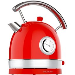 Fierbator de apa Vintage Cecotec Thermosense 420, 1.8 l, 2200 W, Rosu
