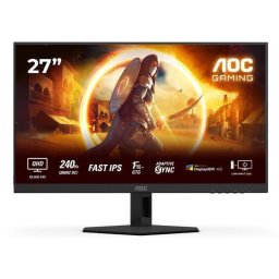 Monitor Gaming LED AOC 27" Q27G4ZR, Fast IPS, QHD (2560 x 1440), HDMI, DisplayPort, Pivot, 160 Hz, 0.3 ms, Negru