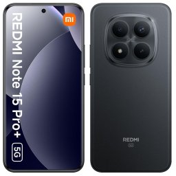 Telefon mobil Xiaomi Redmi Note 15 Pro Plus, 8GB RAM, 256GB, 5G, Dual SIM, Negru