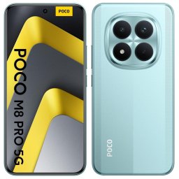Telefon Mobil Poco M8 Pro, 5G, 8GB RAM, 256GB, Dual SIM, Verde