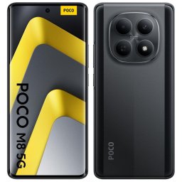 Telefon mobil Poco M8, 5G, 8GB RAM, 256GB, Dual SIM, Negru