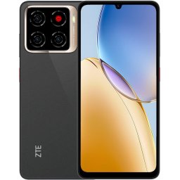 Telefon mobil ZTE Blade A56, 4GB RAM, 128GB, Dual SIM, 4G, Android 15, Negru