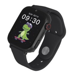 Smartwatch Kids Nice Pro 4G, Apel video, Termometru, Waterproof IP65, Negru