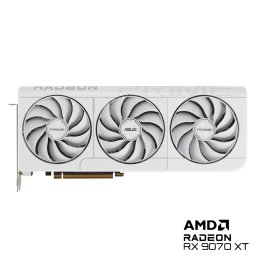 Placa video ASUS Radeon RX 9070 XT PRIME, OC White Edition, 16GB, DDR6, 256-bit