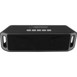 Boxa portabila, Esperanza, Bluetooth/FM, USB, Gri/Negru