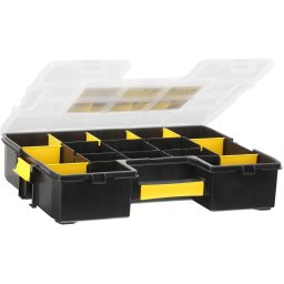 OrganizatorStanley SortMaster, Cutie de scule, 17 compartimente, Negru-Galben