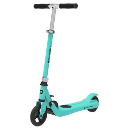 Trotineta electrica Fun Wheels R, Viteza maxima 12 Km/h, Autonomie 6Km, Motor 100W, IP54, roti 5.5", Verde