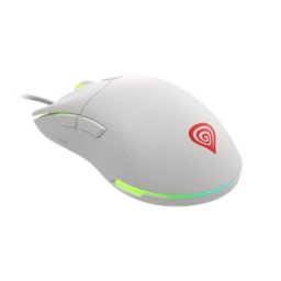 Mouse gaming, Genesis, Krypton 750, cablat, LED RGB, Alb