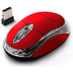 Mouse optic fara fir, Esperanza, XM105R Extreme Harrier, Rosu