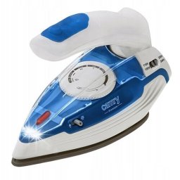 Fier de calcat cu abur Camry CR 5040, compact, 50g/min abur, alb-albastru