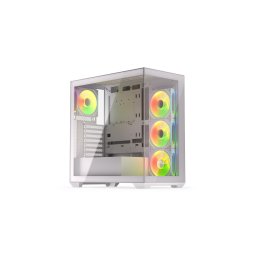 Carcasa Krux Exo, 235mm latime, 405mm lungime placa video, 360mm radiator, Alb