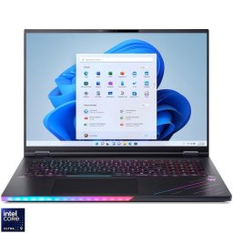 Laptop Gaming Acer Predator Helios 18 AI, procesor Intel® Core™ Ultra 9 275HX pana la 5.4 GHz, 18 inch, WQUXGA Mini LED IPS, 120Hz, 96GB DDR5, 1TB + 2TB + 1TB SSD, NVIDIA® GeForce RTX™ 5090 24GB GDDR7, Windows 11 Pro, Negru