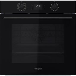 Cuptor incorporabil Whirlpool OMK58CU1SB, Electric, Multifunctional, 71 l, Autocuratare catalitica, Display, Clasa A+, Negru