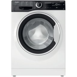 Masina de spalat rufe slim Whirlpool WRBSS 6249 S EU, 6 kg, 1200 rpm, Clasa C, Motor Inverter, Display digital, Alb-Negru