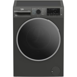Masina de spalat rufe cu uscator Beko B7DFT68442MES, Clasa D, SteamCure, 8/5 kg, 1400rpm, HomeWhiz, Gri