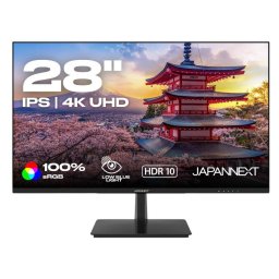 Monitor IPS LED JAPANNEXT 28" JN-IPS2802UHDR, UHD (3840x2160), HDMI, DisplayPort, Boxe, Negru