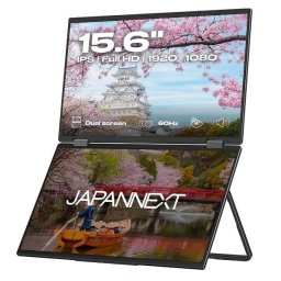 Monitor IPS LED JAPANNEXT 15.6" JN-DMD-IPS156F, Full HD (1920x1080), HDMi, Boxe, Negru