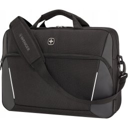 Servieta laptop WengerR XE Compact Brief 16, 40.64cm, 16”, cu buzunar pentru tableta, Neagra