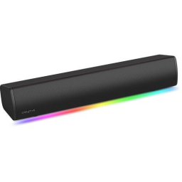 Bara de sunet Creative GS3 Soundbar, 12W RMS, Bluetooth 5.4, ExtraLarg, RGB, Negru