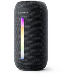 Boxa Portabila Omega OGQ156, Bluetooth, 10 W RMS, RGB, Negru