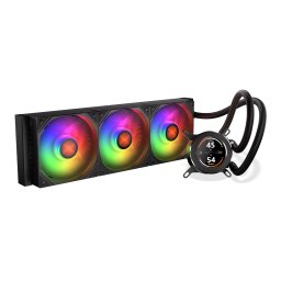 Cooler Procesor Krux HydroGlance 360 ARGB LCD 1800RPM Negru