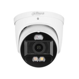 Camera IP Dome Motorizata Dahua IPC‑HDW3549H‑ZAS‑PV‑2713, 5MP, Iluminare Duala Active Deterrence, IR 50m, Lumina Alba si Sirena Integrata, Tehnologie WizSense, Slot MicroSD, PoE, Exterior, Carcasa Metalica, IP67, Alb