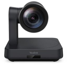 Camera video videoconferinte Yealink 1206662, UVC84, 4K, 12xUSB, PTZ, UVC84 BLK, pentru incaperi medii si mari, Negru