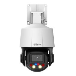Camera IP PTZ Dahua Eco Series, WizSense, 2K, Varifocala, Iluminare duala 50m, PoE, MicroSD, IP66, SD3E405DB-GNY-A-PV1, Alb