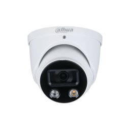 Camera IP TiOC Dahua IPC-HDW3849H-AS-PV-0280B-S5, Alarma acustica si optica, WizSense, 8MP, Iluminare Duala 30m, Audio, PoE, IP67, Alb